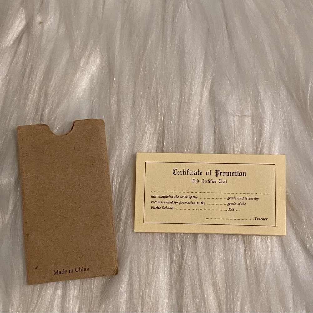 American Girl Kit’s School Supplies Pupil’s Report Card and Envelope